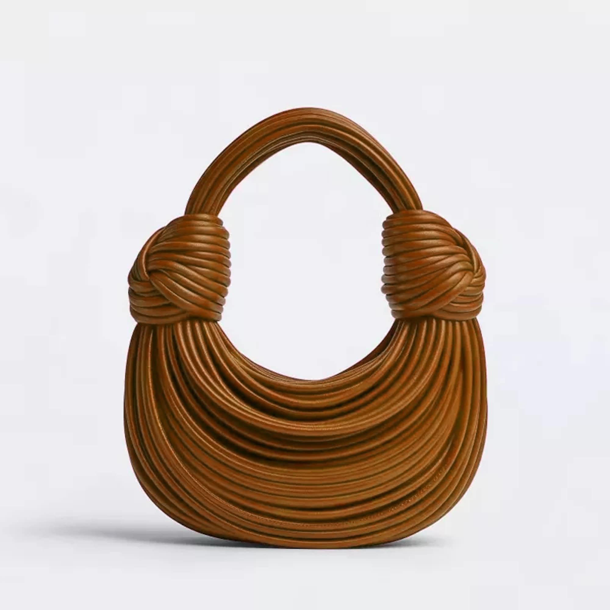 Genuine Leather Double Knot Bag