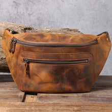 Load image into Gallery viewer, Classic Leather Crossbody Sling Bag for Men
