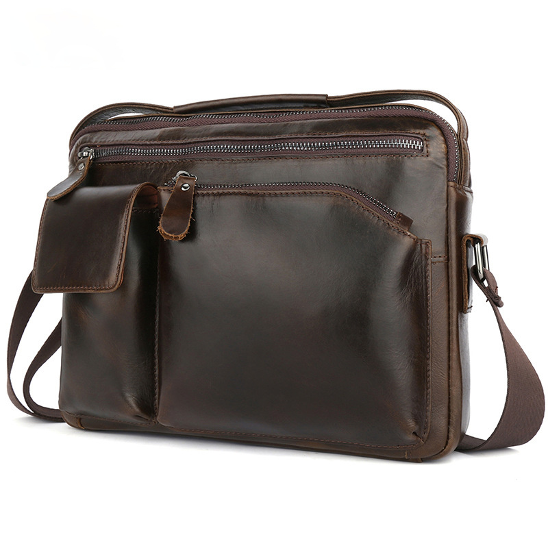 Fashion Small Casual Leather Briefcase
