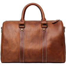 Load image into Gallery viewer, Handmade Natural Crazy Horse Leather Small Men&#39;s Travel Bags
