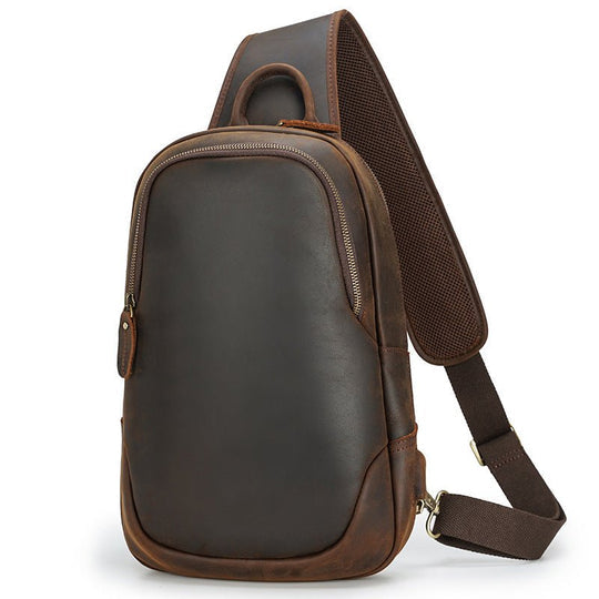 Travel Business Sling Chest Bag USB Bag for Men