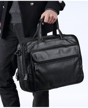 Load image into Gallery viewer, Vintage Men Leather Business Briefcases Laptop
