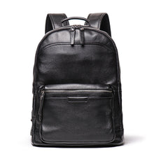 Load image into Gallery viewer, Handmade Full Grain Leather School Backpack for Men Laptop Bag Travel Backpack
