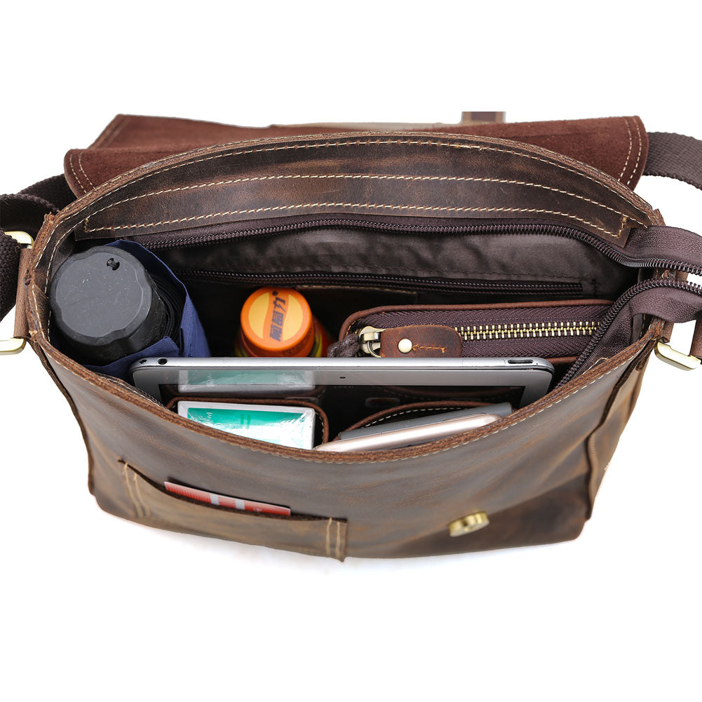 Brown Small Leather Satchel