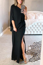 Load image into Gallery viewer, One Shoulder Slit Maxi Dress Regular price
