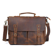 Load image into Gallery viewer, Brown Vinatge Shoulder Bag
