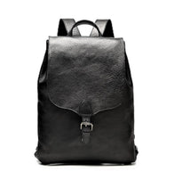 Load image into Gallery viewer, Black Leather Backpack for Women
