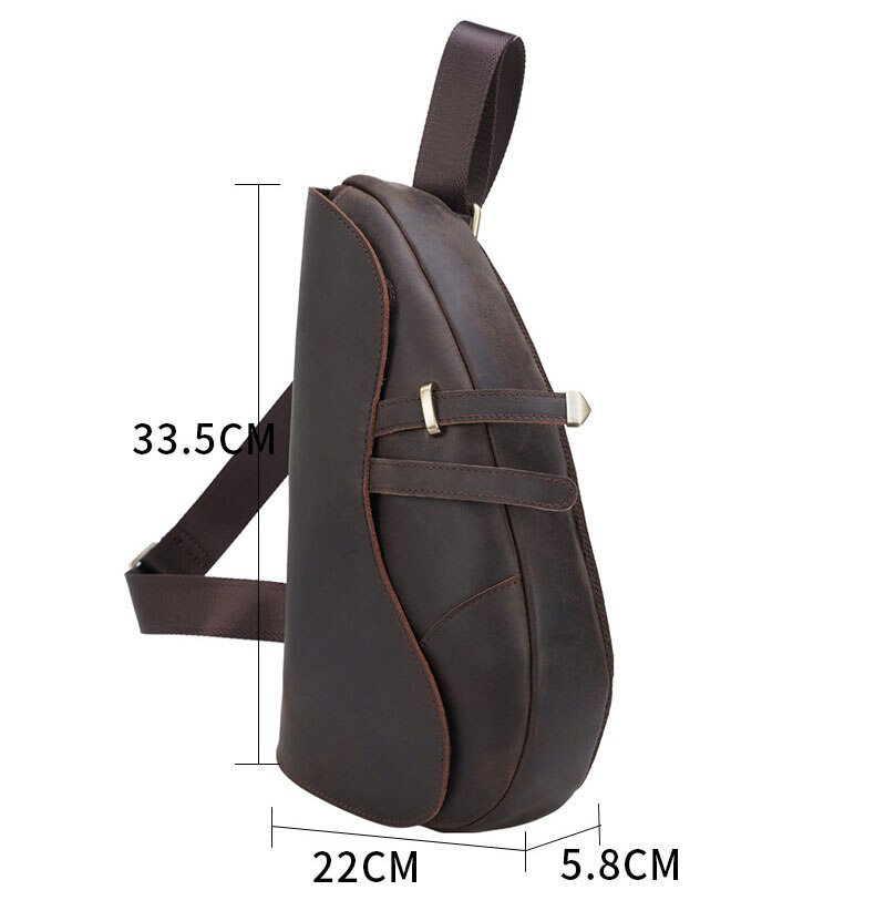Mens Sling Bag Casual Crossbody Bag