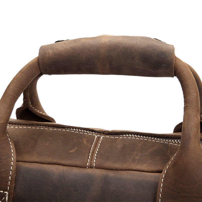 Classic Leather Briefcase Leather Laptop Bag