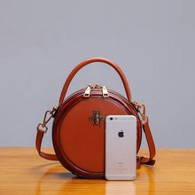 Load image into Gallery viewer, Bee Leather Circle Bag Crossbody Bags Shoulder Bag Purses for Women
