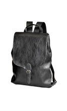 Load image into Gallery viewer, Black Leather Backpack for Women
