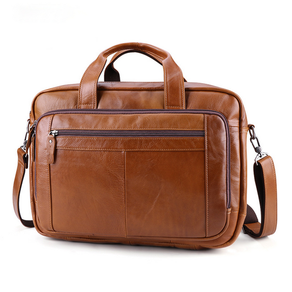 Men's Vintage Leather Briefcase laptop