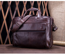 Load image into Gallery viewer, Vintage Men Leather Business Briefcases Laptop
