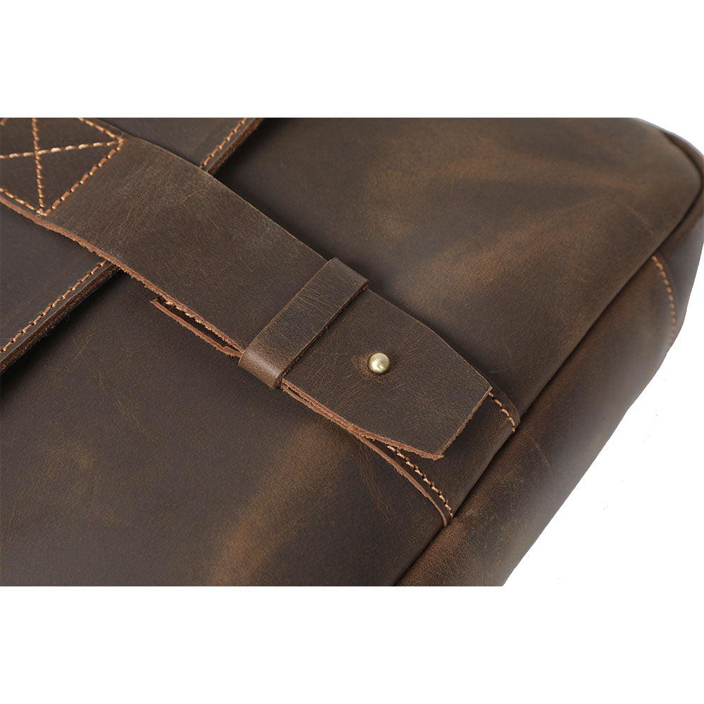 Retro Small Brown Messenger Shoulder Bag