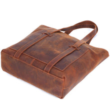 Load image into Gallery viewer, Brown Leather Tote Bag
