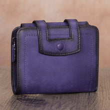 Load image into Gallery viewer, Chic Womens Short Leather Clutch Wallet with Coin Pocket and Card Holders For Women
