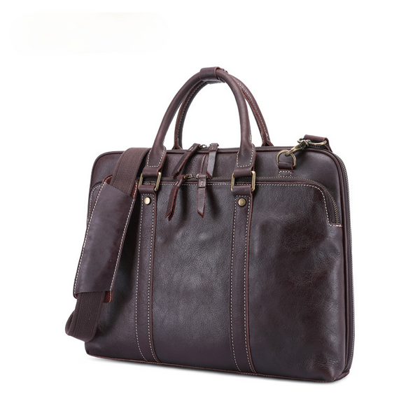 Retro Leather Business Briefcase