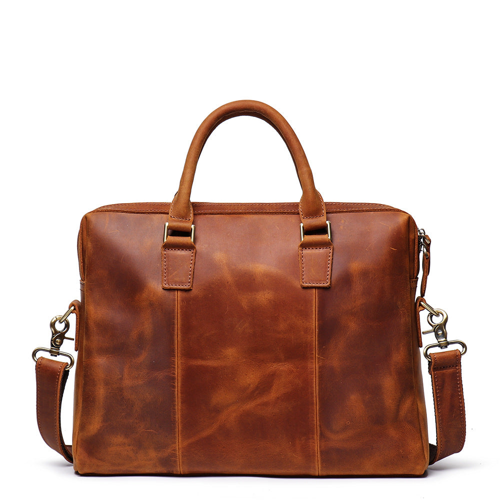 Retro Handmade Leather Briefcase