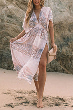 Load image into Gallery viewer, Boho Print High Split Maxi Dress
