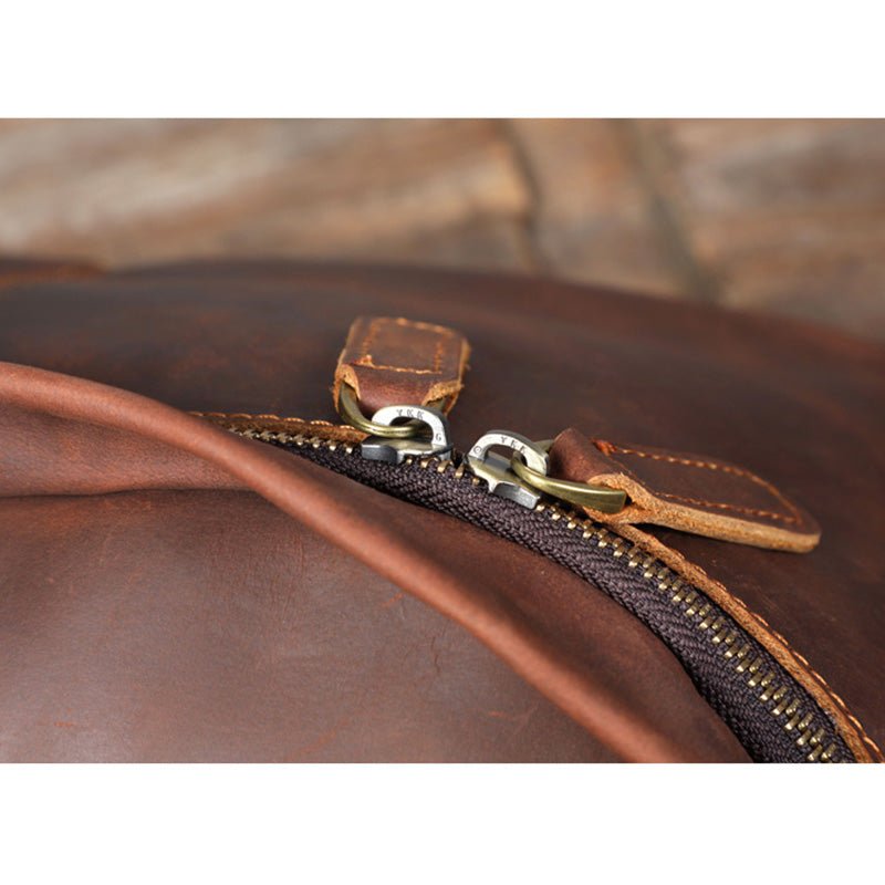 Large Leather Shoulder Cross Body Sling Bag