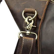 Load image into Gallery viewer, Dark Brown Crazy Horse Leather Duffel Bag
