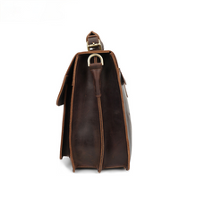 Load image into Gallery viewer, Vintage Leather Protable Briefcase
