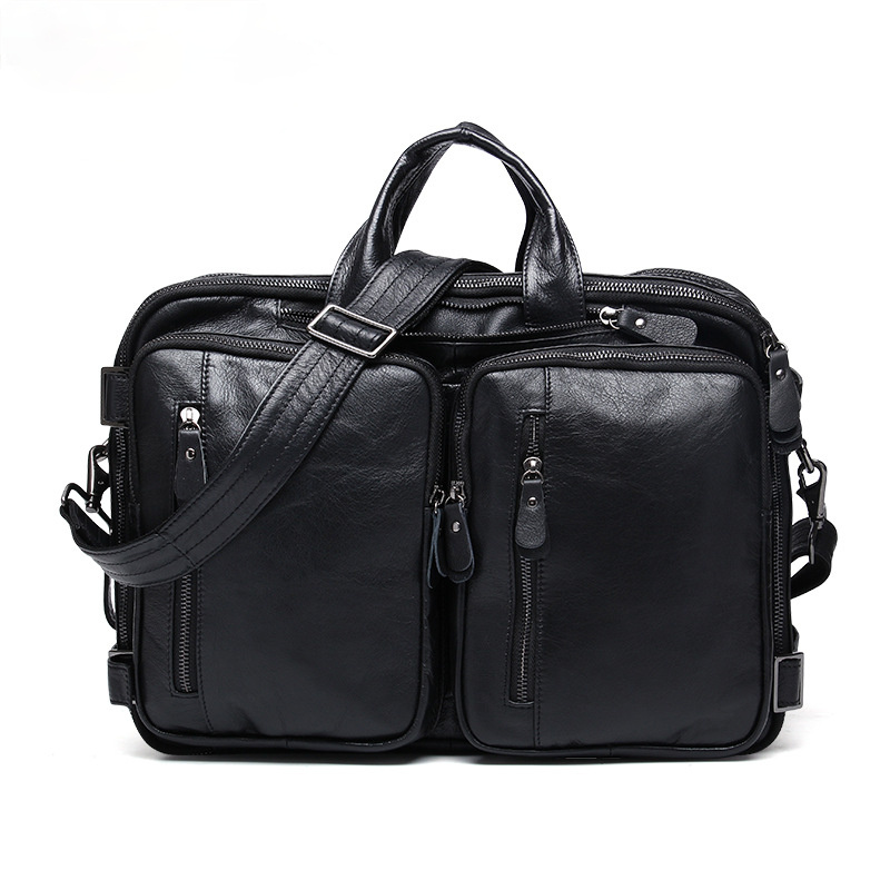 Vintage Men Multi Functional Backpack Business Briefcase