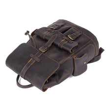 Load image into Gallery viewer, Classic Full Grain Leather School Backpack

