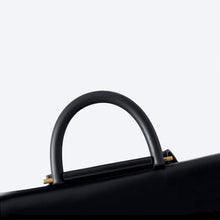 Load image into Gallery viewer, Black leather womens Backpack Purse Fashion Mininmalist Backpack
