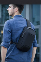 Load image into Gallery viewer, Black Men Shoulder Crossbody  Sling Bag
