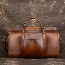 Load image into Gallery viewer, Leather Duffel Bag Christmas Gift
