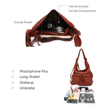 Load image into Gallery viewer, Large Soft Casual Women Bags School Backpack PU Leather Bag
