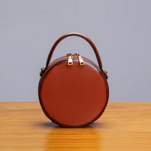 Load image into Gallery viewer, Bee Leather Circle Bag Crossbody Bags Shoulder Bag Purses for Women
