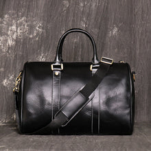 Load image into Gallery viewer, Handmade Natural Crazy Horse Leather Small Men&#39;s Travel Bags
