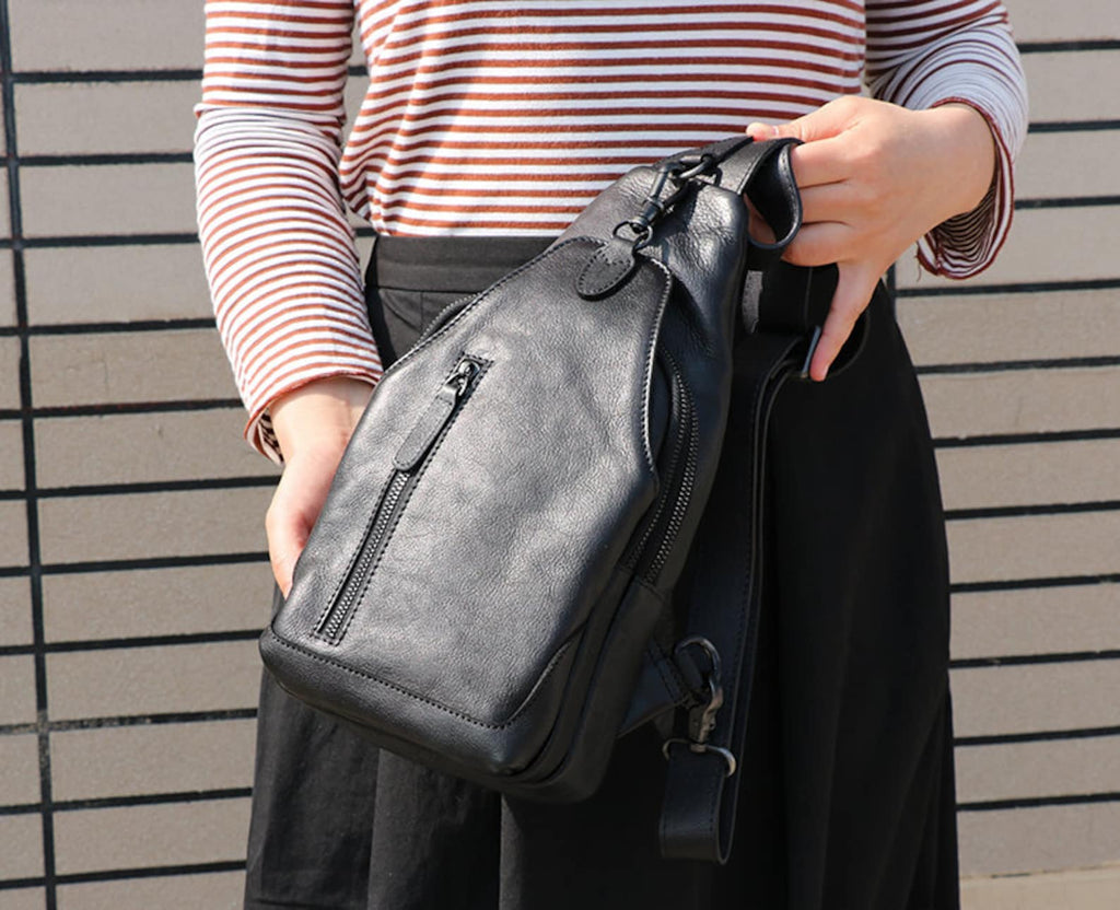 Sling Crossbody Shoulder Bag Womens Leather Bag