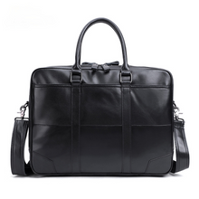 Load image into Gallery viewer, Handmade Leather Business Laptop Bag Briefcase
