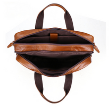 Load image into Gallery viewer, Men&#39;s Vintage Leather Briefcase laptop
