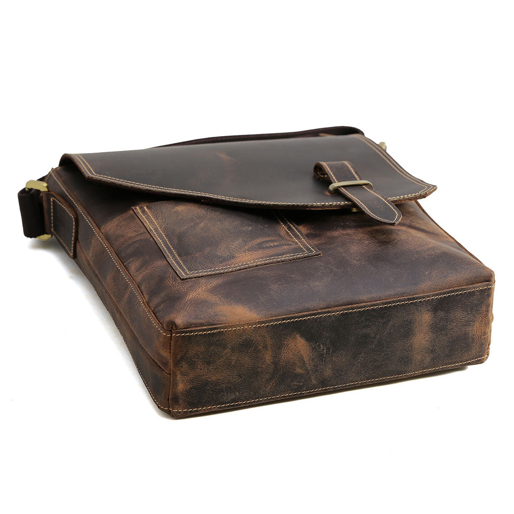 Brown Small Leather Satchel