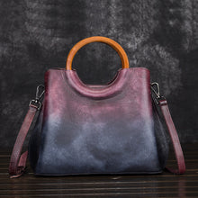 Load image into Gallery viewer, Unique Dyed Leather Women Handbag Purse for Women
