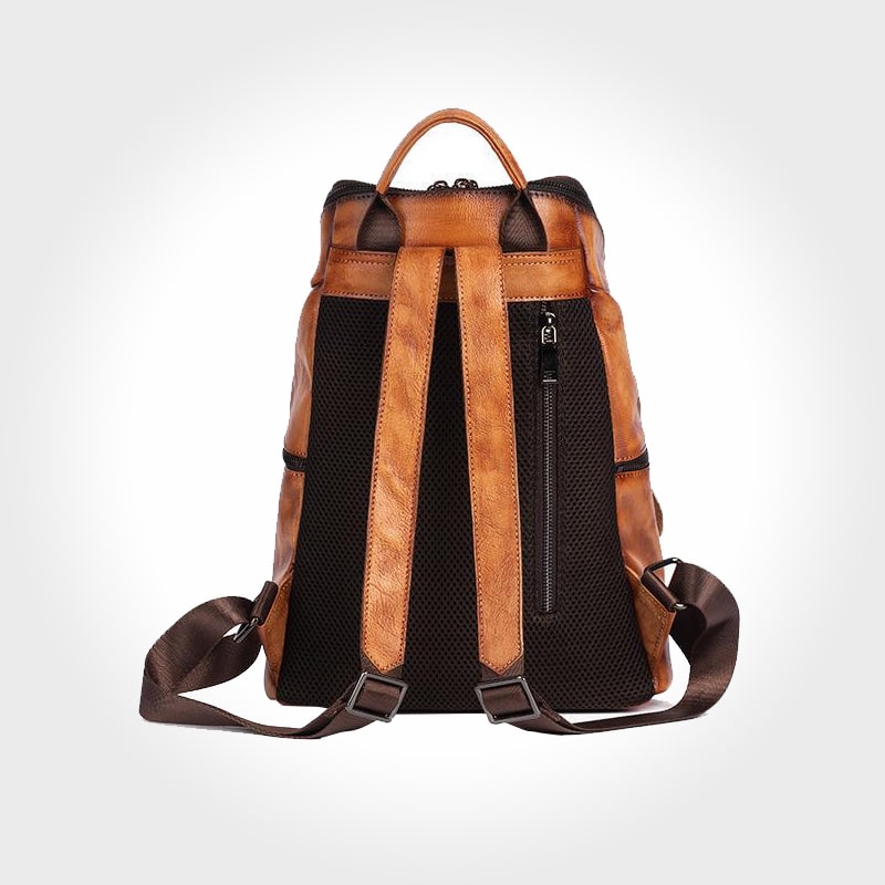 Seawave Embossed Leather Women School Backpack