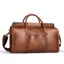 Load image into Gallery viewer, Leather Duffel Bag Christmas Gift
