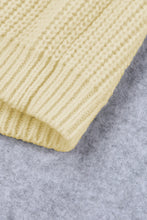 Load image into Gallery viewer, Apricot Bishop Sleeve Button V Neck Sweater
