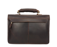 Load image into Gallery viewer, Vintage Leather Protable Briefcase
