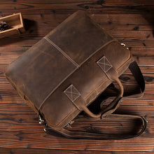 Load image into Gallery viewer, Classic Leather Briefcase Leather Laptop Bag
