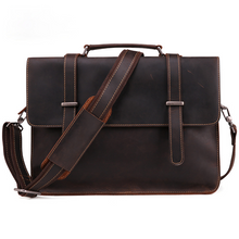 Load image into Gallery viewer, Vintage Leather Business Briefcase Laptop
