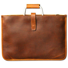 Load image into Gallery viewer, Handmade Crazy Horse Leather Laptop Bag Handbag Men Briefcase

