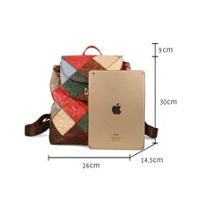 Load image into Gallery viewer, Unique Patchwork women Backpack Purse Bag
