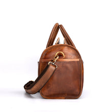 Load image into Gallery viewer, Leather Duffel Bag Christmas Gift
