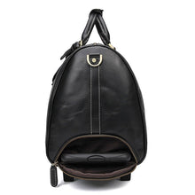 Load image into Gallery viewer, 20&#39;&#39; Travel Weekender Leather Rolling Duffel Bag
