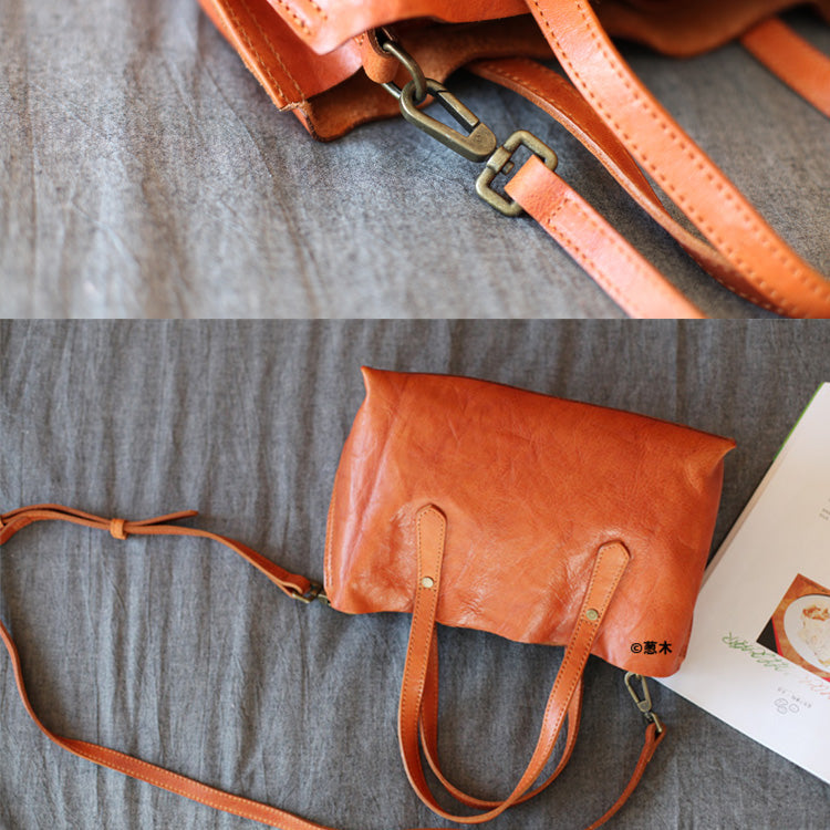 Small Tote Bag Leather Handbag Crossbody Bag for Women